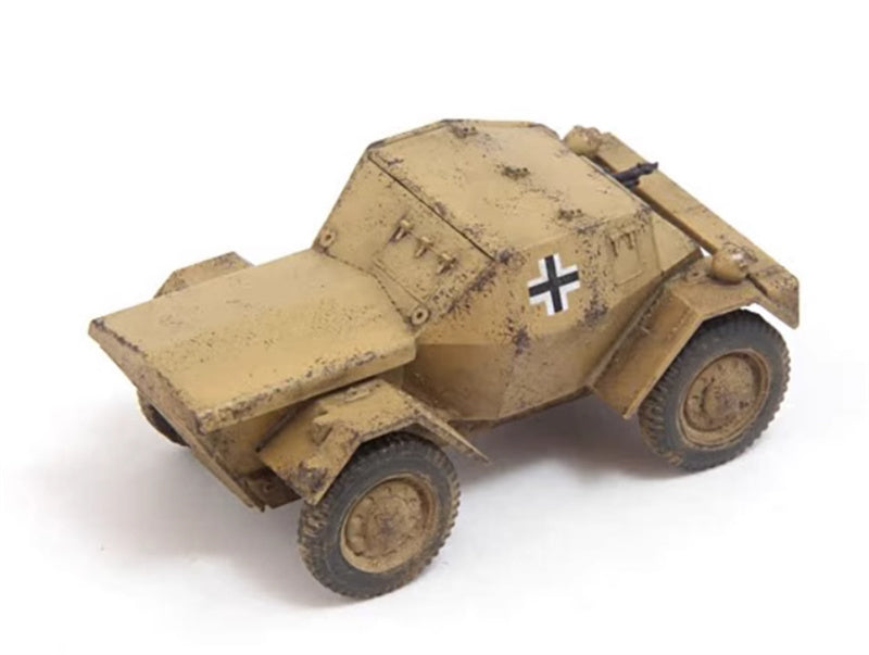 S-MODEL Wild Dog Wheeled Armored Reconnaissance Vehicle German army captures Desert Yellow 1:72 Tank Pre-built Model
