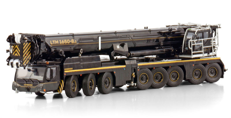 WSI  LIEBHERR LTM 1650-8.1 Crane BLACK/GOLD EDITION Premium Line 1:50 DIECAST Truck Lorry