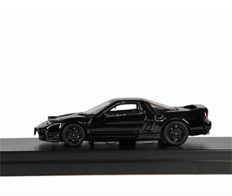 LCD-MODELS Honda NSX MK1 NA1 Black with Flipping Headlights 1:64 car Pre-built Model view4