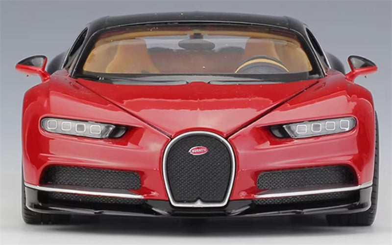 1:24 Bugatti Chiron Supercar 2016 Red  WELLY  DIECAST Car Model