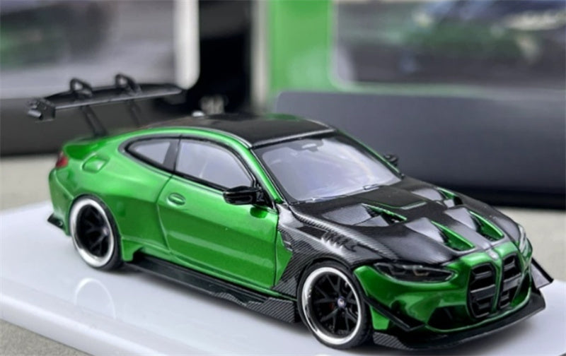 1:64 BMW M4 G82 GTR  emerald green SW  Limited Edition 499PCS ONLY DIECAST Model