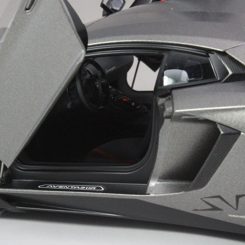 AUTOART Lamborghini Aventador LP750-4 SV Gray 1/18 car Pre-a Model
