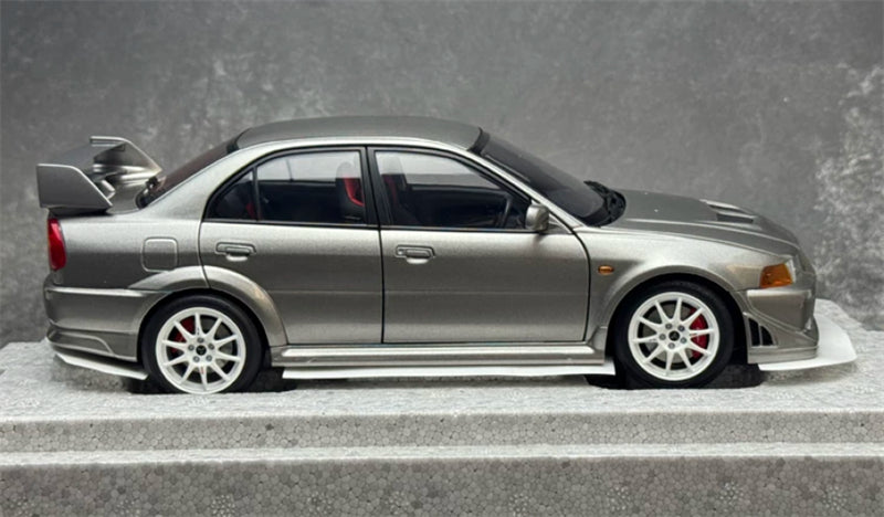 1:18 Mitsubishi Lancer Evolution VI (6.5) GSR T.M.E  Satellite Silver MOTORHELIX Limited Edition 499PCS ONLY DIECAST Model