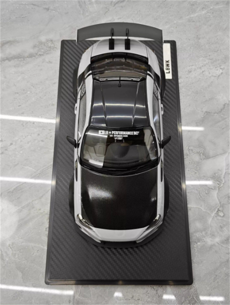 IGNITION MODEL Wide body Toyota 86 ver.1 lb gray black 1:18 Car Pre-built Model view2