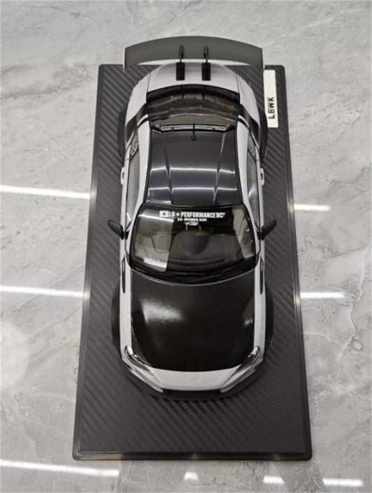 IGNITION MODEL Wide body Toyota 86 ver.1 lb gray black 1:18 Car Pre-built Model view2