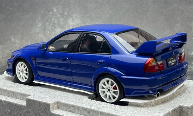 1:18 Mitsubishi Lancer Evolution VI (6.5) GSR T.M.E  Canal Blue MOTORHELIX Limited Edition 499PCS ONLY DIECAST Model
