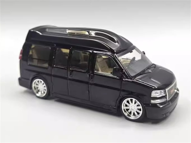 1:64 GMC Savana Business RV Black GOC DIECAST Limited Edition 799pcs ONLY Model
