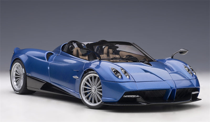 AUTOART Pagani Huayra Roadster Blue Carbon 1:18car Pre-a Model