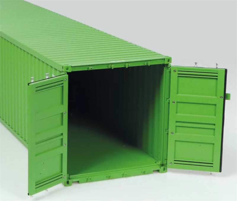 NZG 40 foot container Mercedes Benz trailer green 1:18 DIECAST Truck Lorry