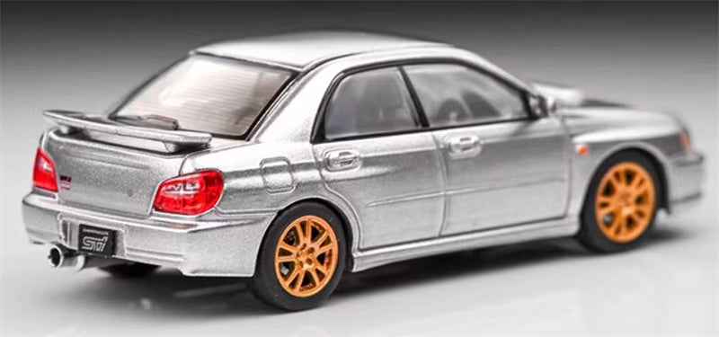 1:64 Subaru Impreza WRX STI 7th Generation Sedan  Silver Gray Furuya DIECAST Model