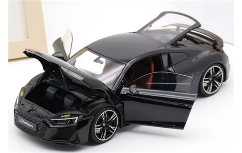 1:18 AUDI R8 Sport 2021 Legendary Black KengFai Hardtop version DIECAST Model