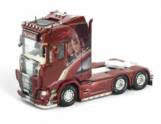 1:50 SCANIA  Next 6x4 S series TEKNO  Red DIECAST Model