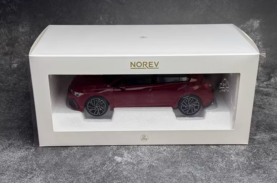 1:18 Volkswagen Golf GTI 2020 Red  NOREV 8th generation DIECAST car Model