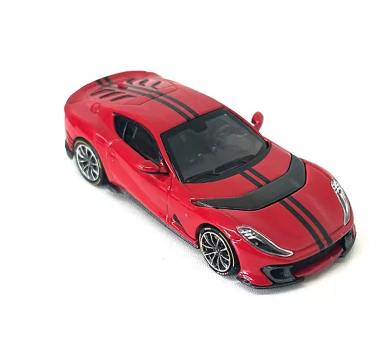 TOC Ferrari FE812C Coupe Sports ROSSO CORSA 1:64 Car Pre-built Model