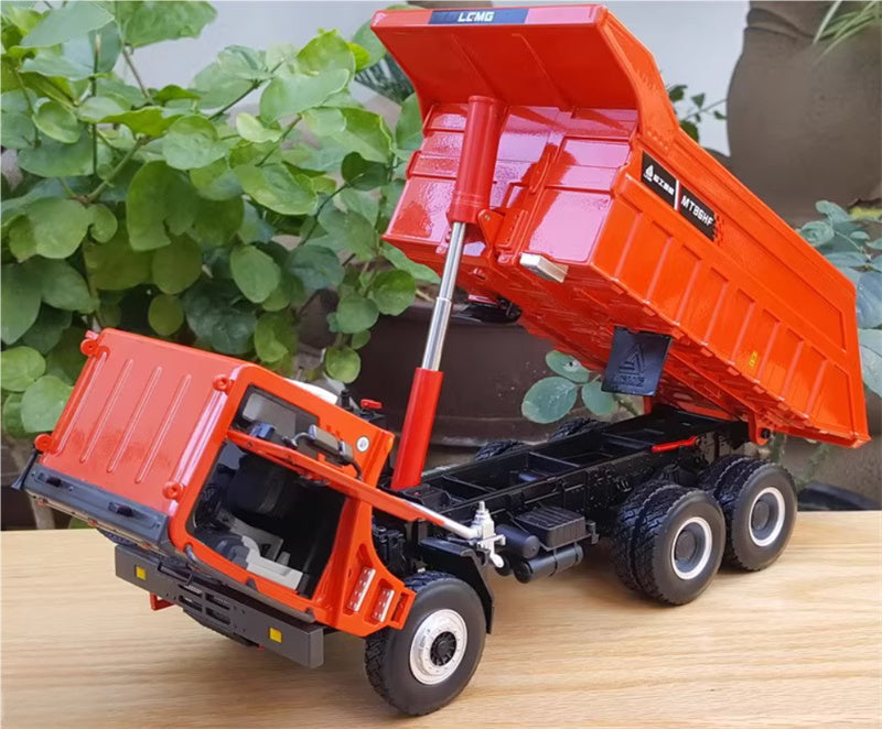 LGMG SDLG MT86HF Off Highway Mining Self dumping Truck Red Flame Red 1:35 Truck Pre-built Model