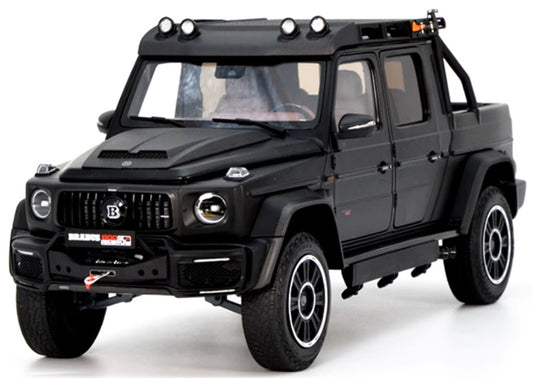 Almost Real Brabus G800 Adventure Edition XLP 2020 Pickup Matte black 1:18 Truck Pre-built Model view1