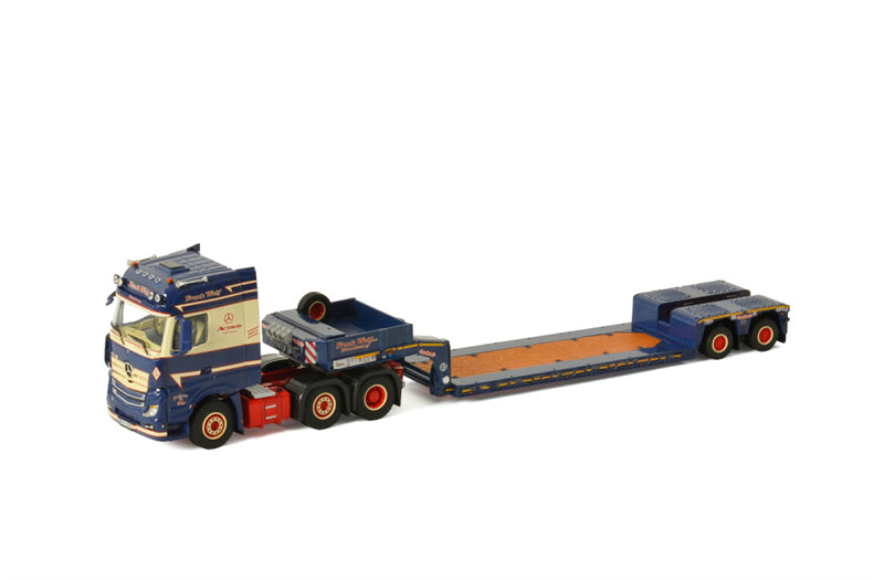 WSI ACTROS MP4 BIG SPACE 6X2 TWINSTEER LOW LOADER | EURO - 2 AXLE Frank Wulf 1:50 Truck Pre-built Model