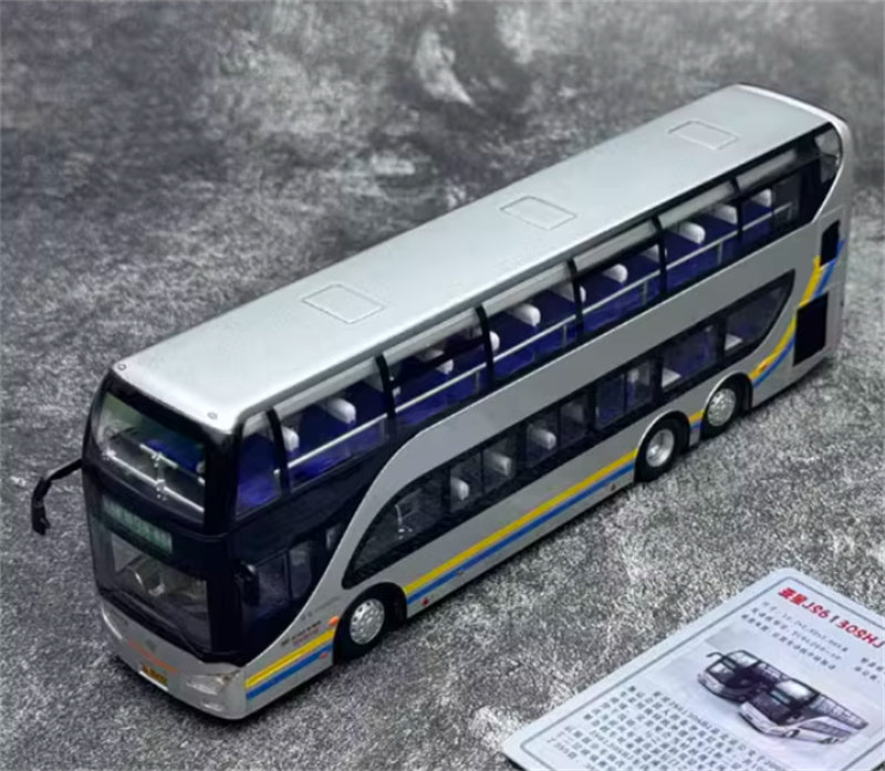 Beijing Public Transport Yaxing Double layered Special 9 Outer Ring Line 1:64 Bus Pre-built Model view9