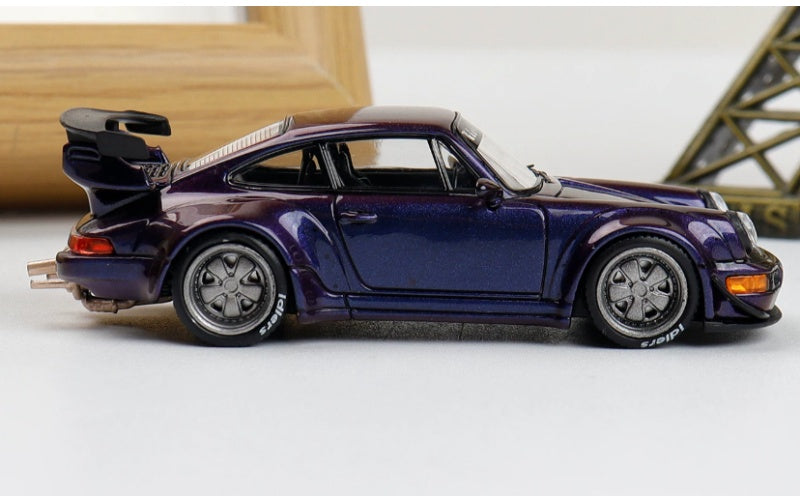 1:64 Porsche RWB 964 Chameleon Purple SW Wide body modification Limited 500 pcs DIECAST Car Model