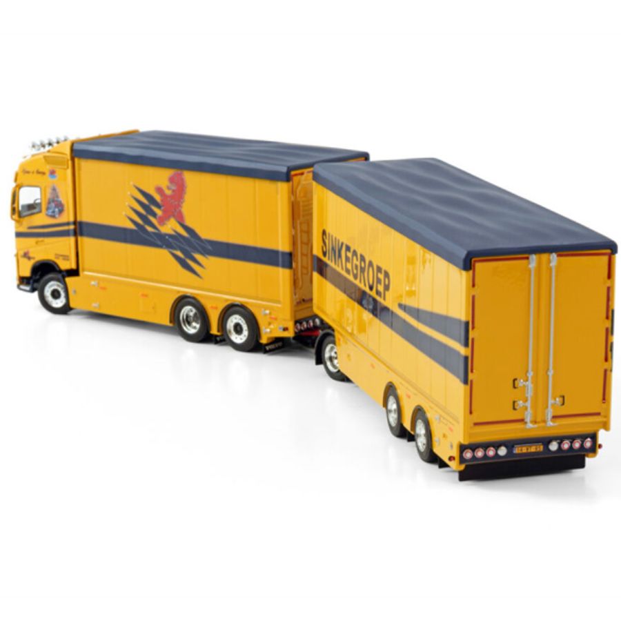 WSI VOLVO FH 4 GLOBETROTTER 6X2 TAG AXLE RIGED COMBI - 6 AXLE RESIN SINKE 1/50 DIECAST Truck Lorry
