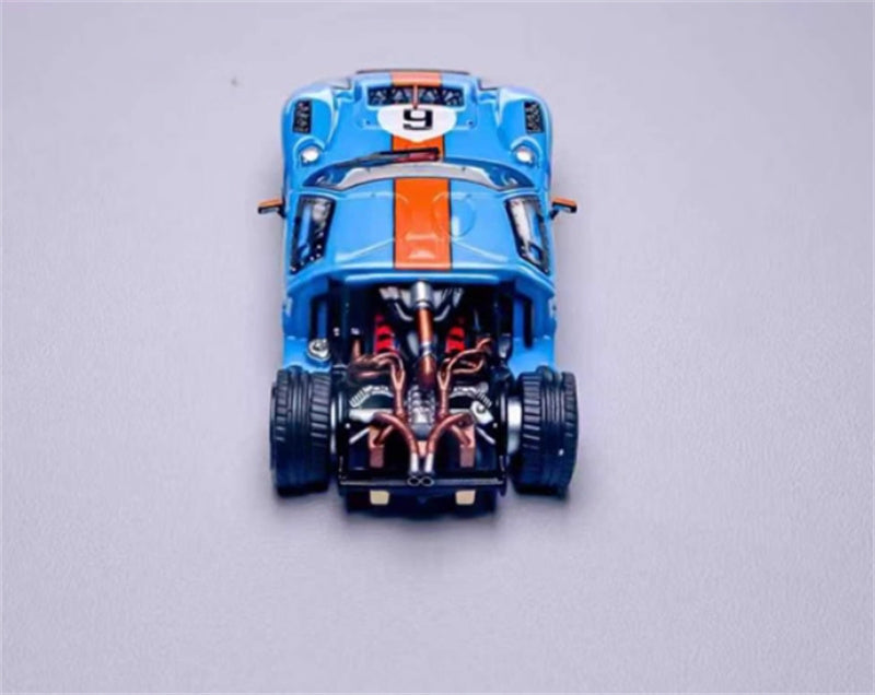Rhino Model Ford GT40 #6 Gulf Painting Limited Edition 599PCS ONLY 1:64 Car Pre-built Model view8