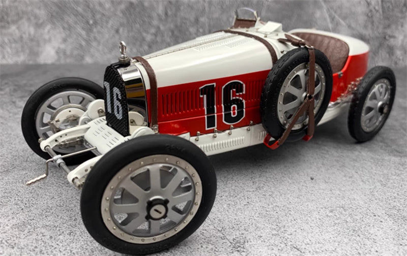 CMC Bugatti Typ 35 Grand Prix Nation Colour Project Monaco #16 1924 Limited Edition 1:18 Car Pre-built Model view1