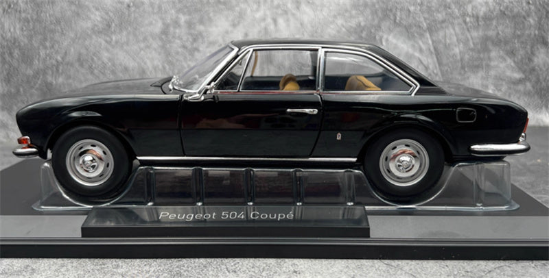 NOREV Peugeot 504 Coupe hardtop black 1972 1:18 Car Pre-built Model view5