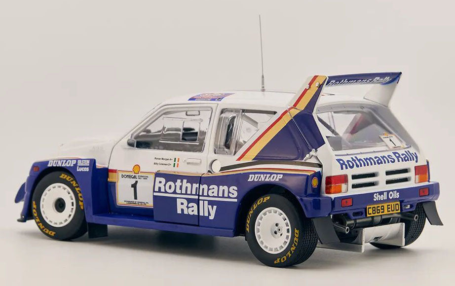 Sun star 1:18 MG Metro 6R4 Rothmans Rally WRC Group B 1986 Diecast Model