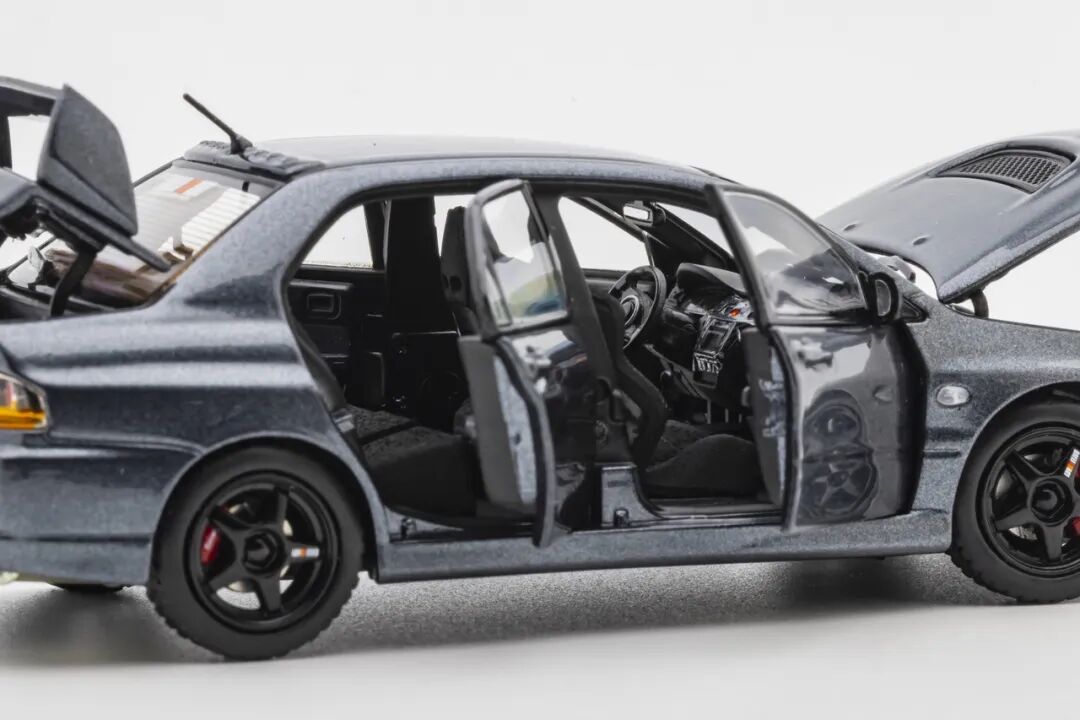 1:43 Mitsubishi Lancer Evolution IX EVO9 Rallyart GATHERJOY Diecast Model Grey
