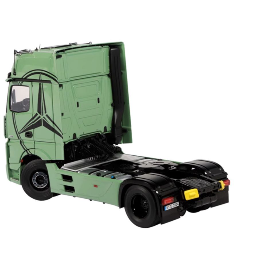 NZG Mercedes Benz Actros Lohr Green Benz logo + double-layer trailer KIT 1:18 DIECAST Truck Lorry
