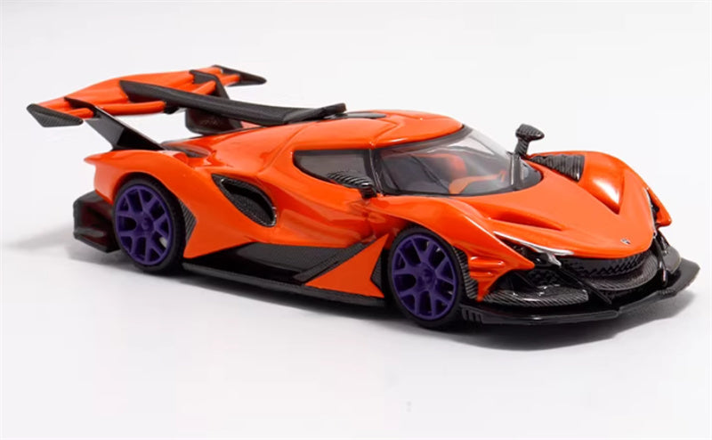 SmallcarsART Apollo IE Supercar orange Limited Edition 499PCS ONLY 1:64 Car Pre-built Model view4