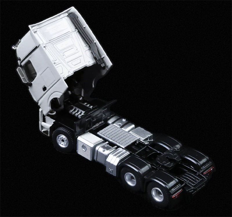 1:64 Mercedes-Benz Actros white TIMEMICRO x PERKA DIECAST Trailer & Tractor Model