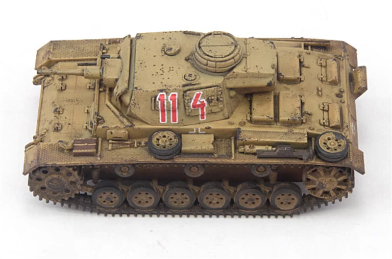 S-MODEL Tank No. 3 G-type African Army #114 1:72 Tank Pre-built Model