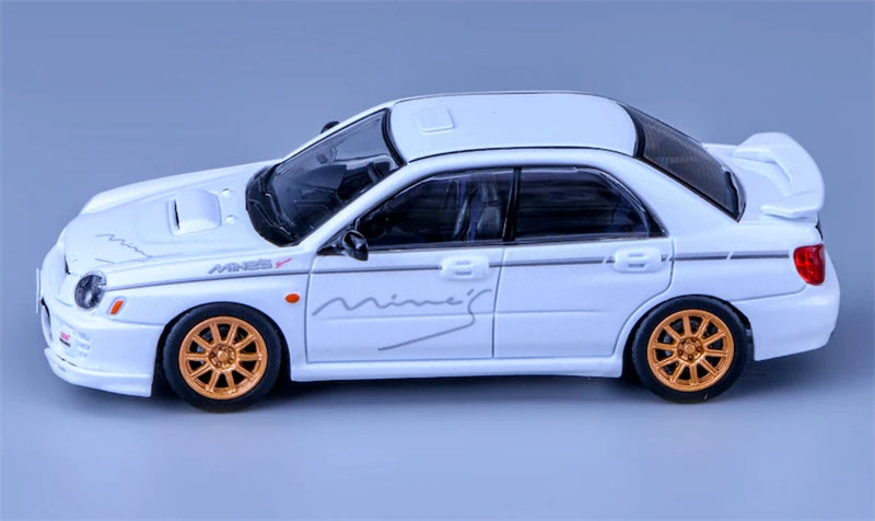 1:64 Subaru Impreza WRX STI 7th Generation Mines Sedan  White Furuya DIECAST Model