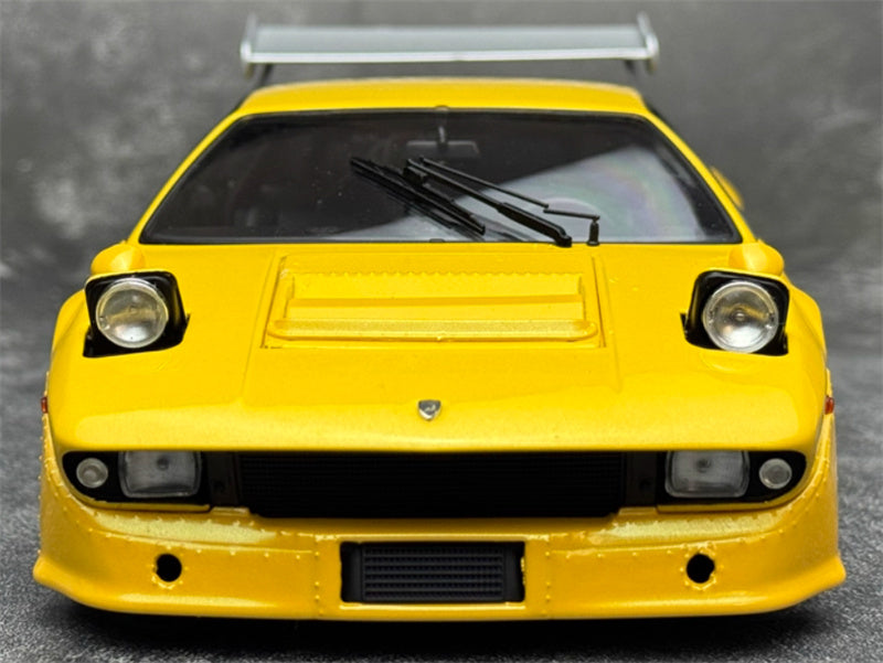 Kyosho Lamborghini Urraco Rally Yellow tail version 1:18 Car Pre-built Model view9
