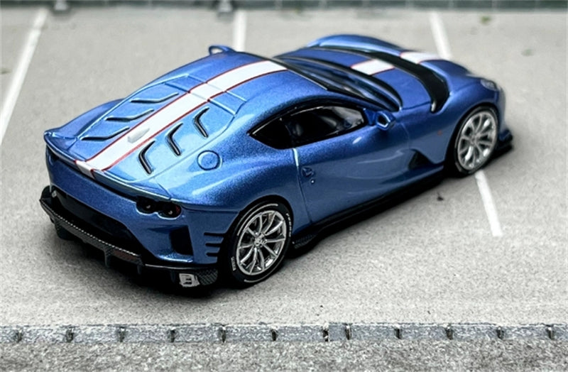 TOC Ferrari FE812C Coupe Sports BLU GENZIANA 1:64 Car Pre-built Model