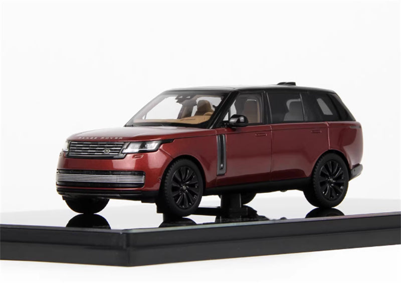 1:43 Land Rover Range Rover Honor Genesis 2022 Red - Black Top  LCD MODELS Extended Edition DIECAST Car Model