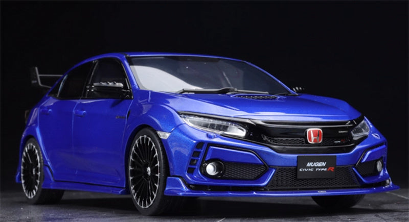 1:18 HONDA CIVIC FK8 2020 Blue OTTO Resin Car Model view8