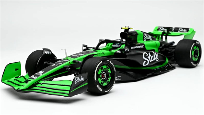 1:18 KICK  Sauber C44 #24 Zhou Guanyu China 2024 green MINICHAMPS  DIECAST Model