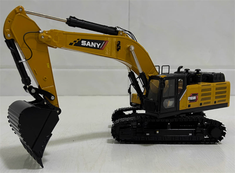SANY SY650N Large excavator Yellow 1:35 Truck Pre-built Model