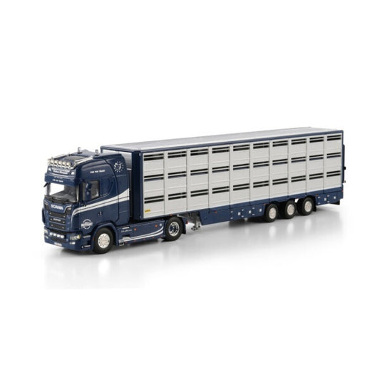 1:50 SCANIA MOEYAERT S CS20H 4X2 LIVE STOCK TRAILER 3 AXLE WSI   Diecast Model