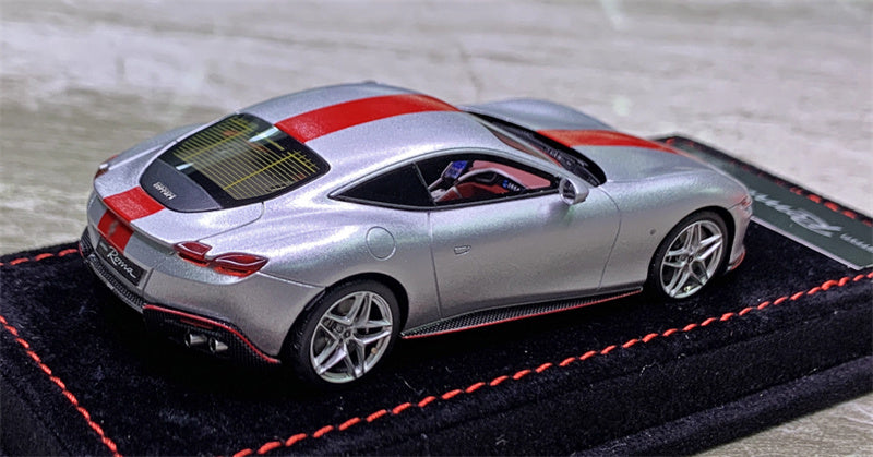 1:43 BBR MODELS Ferrari Roma Matt Sunusilver 30th Anniversary Edition LTD 20PCS view4