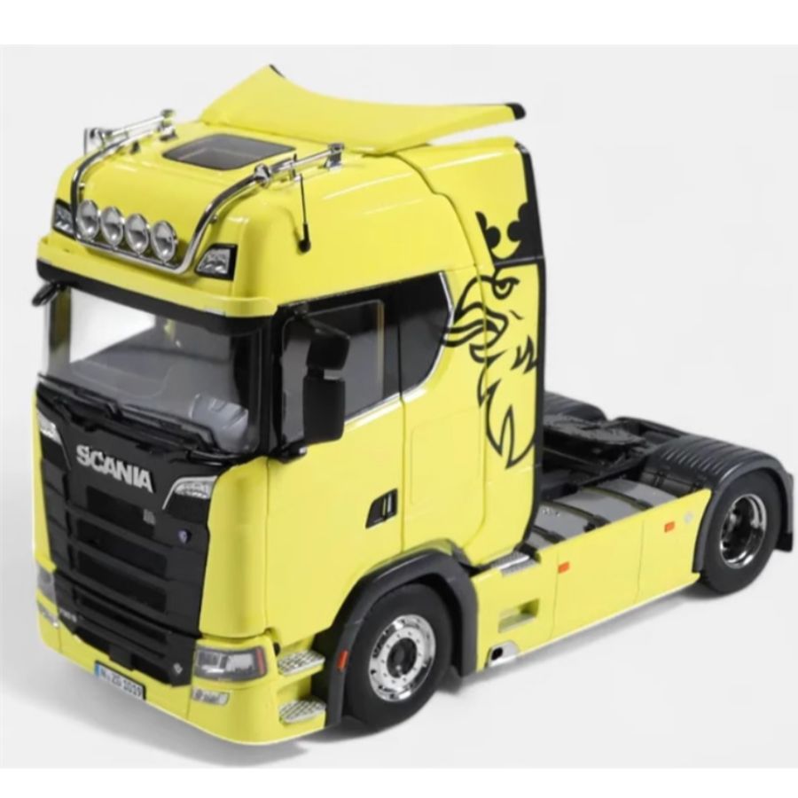 NZG Scania V8 730S 4x2 tractor yellow 1:18 DIECAST Truck Lorry