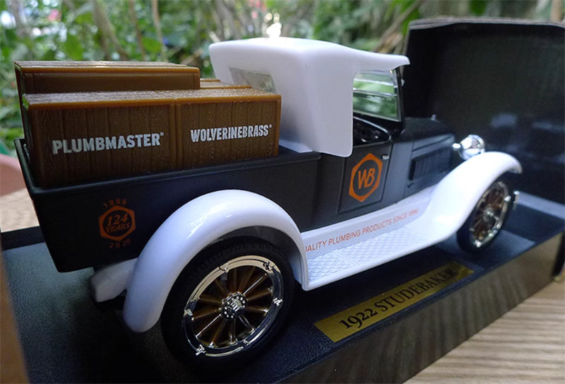 WBCS 1922 Studebaker Pickup Plumbmaster WOLVERINEBRASS Limited Edition 1:25 Truck Pre-built Model