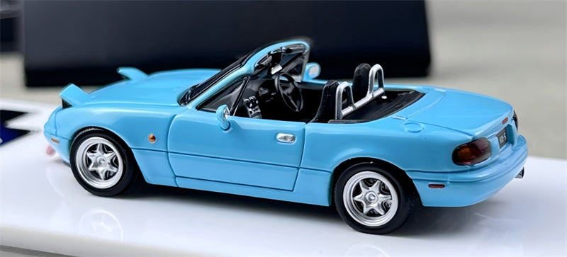 1:64 Mazda MX-5 blue ATS DIECAST Civil Car Model