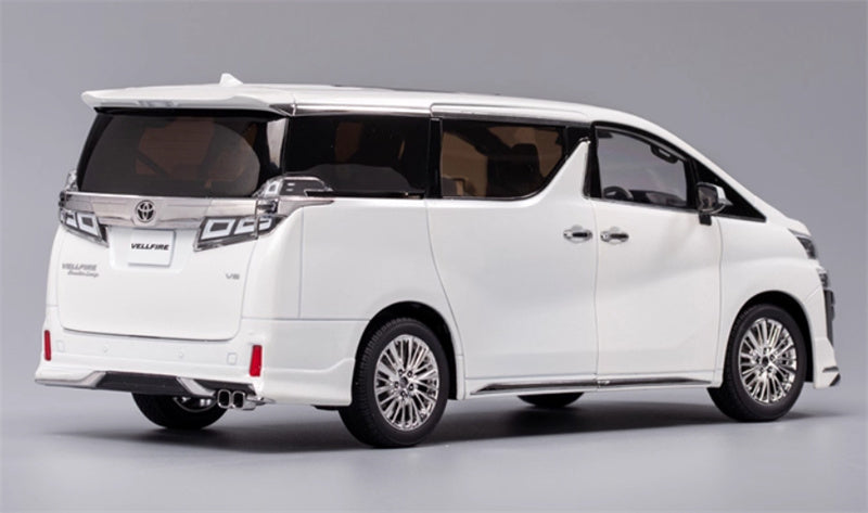 KengFai Toyota Vellfire MPV Business Vehicle white Right hand drive 1:18 Car Pre-built Model view5