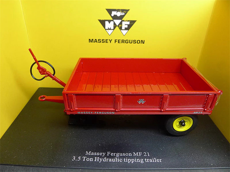 Universal Hobbies Massey Ferguson MF 21 3.5 Ton Hydraulic tipping trailer red 1:32 Truck Accessories Pre-built Model