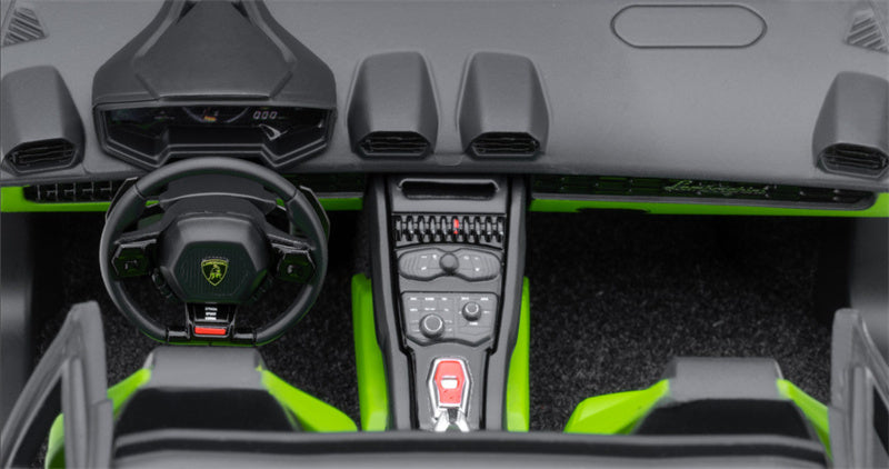 AUTOART Lamborghini HURACAN GT supercar Green LBWK AirREX AK-produce LB PERFORMANCE LB-WORKS 1:18 Car Pre-built Model view3