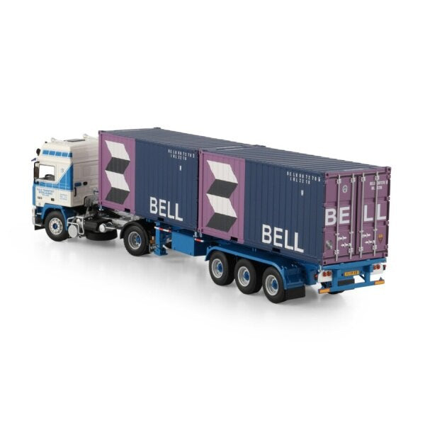 1:50 VOLVO TAALE TRANSPORT 4X2+2X20FT CONTAINER WSI   DIECAST Model