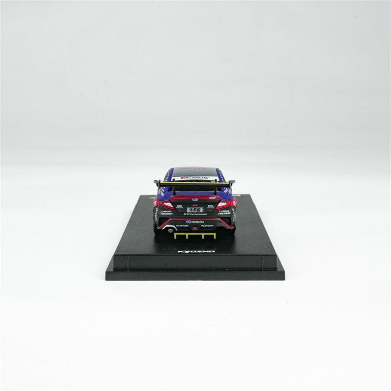 1:64 Subaru WRX STI NBR Challenge #114 2023 Blue KYOSHO Limited Edition 1008PCS ONLY DIECAST Model
